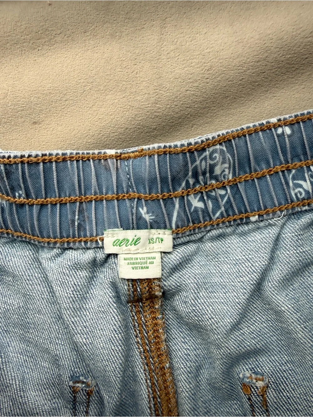Aerie soft denim shorts